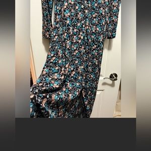 Long beautiful dress green m size